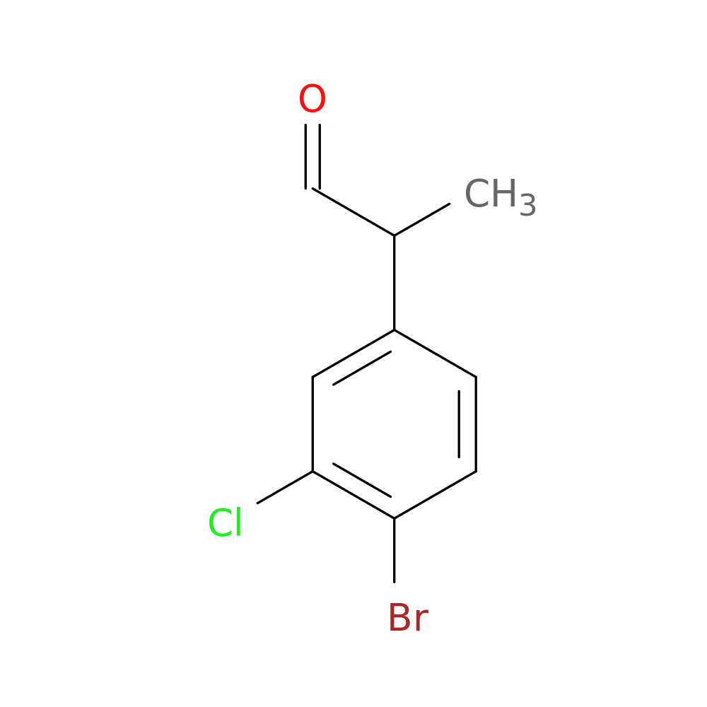 2-(4-bromo-3-chlorophenyl)propanal