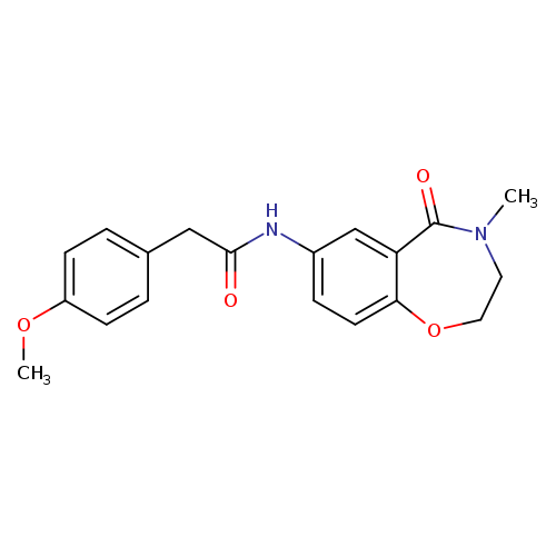 2-(4-methoxyphenyl)-N-(4-methyl-5-oxo-2,3,4,5-tetrahydro-1,4-benzoxazepin-7-yl)acetamide