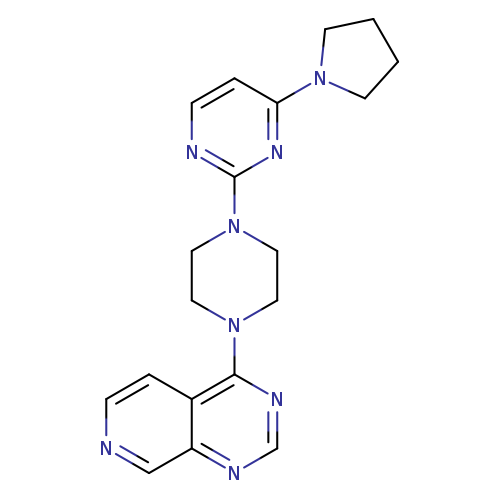 2-(4-{pyrido[3,4-d]pyrimidin-4-yl}piperazin-1-yl)-4-(pyrrolidin-1-yl)pyrimidine