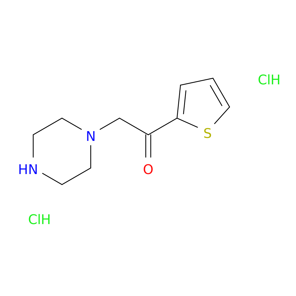 2-Piperazin-1-yl-1-(2-thienyl)ethanone dihydrochloride