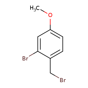 Benzene, 2-bromo-1-(bromomethyl)-4-methoxy-