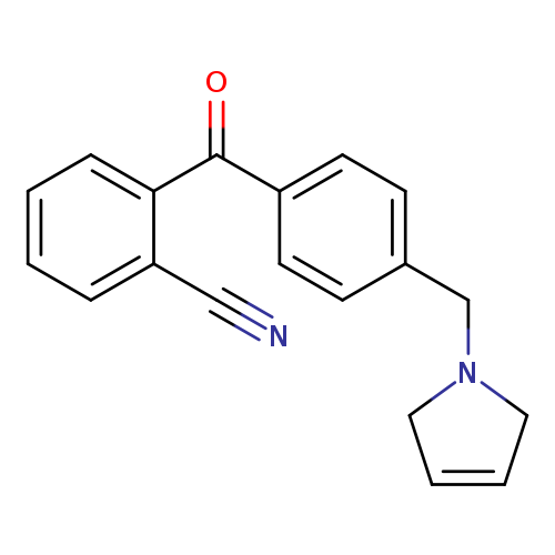2-(4-((2,5-Dihydro-1H-pyrrol-1-yl)methyl)benzoyl)benzonitrile