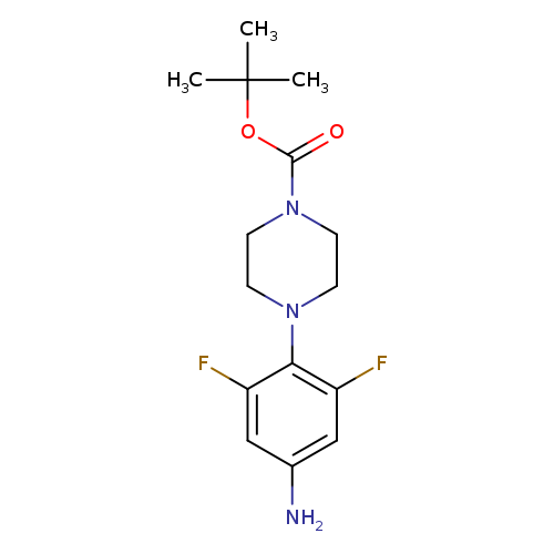 tert-butyl 4-(4-amino-2,6-difluorophenyl)piperazine-1-carboxylate