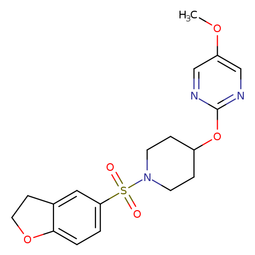 2-{[1-(2,3-dihydro-1-benzofuran-5-sulfonyl)piperidin-4-yl]oxy}-5-methoxypyrimidine