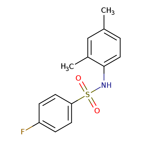 Benzenesulfonamide, N-(2,4-dimethylphenyl)-4-fluoro-