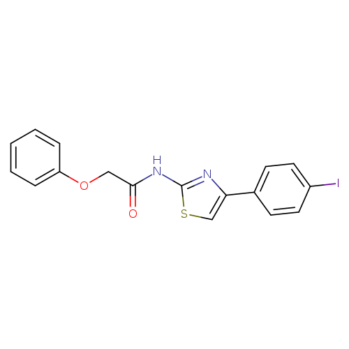 N-[4-(4-iodophenyl)-1,3-thiazol-2-yl]-2-phenoxyacetamide