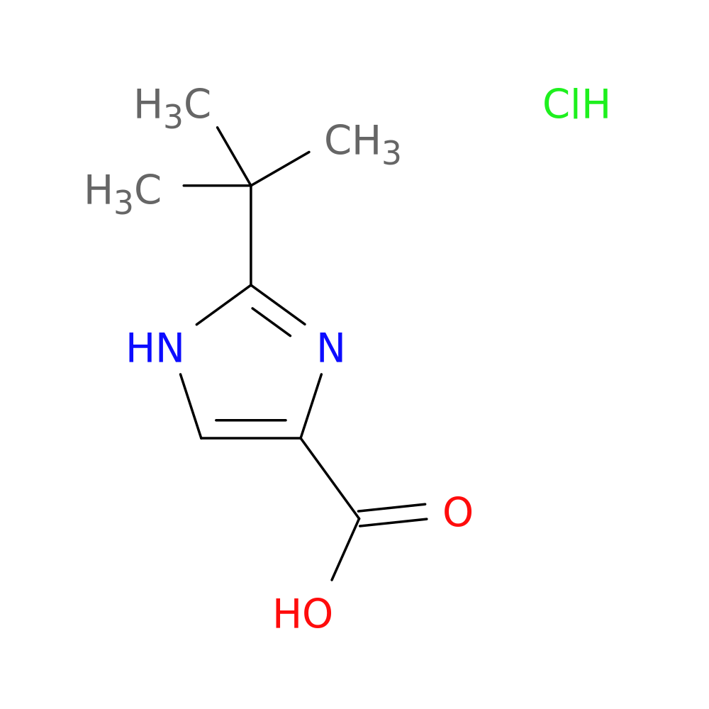 2-tert-butyl-1H-imidazole-4-carboxylic acid hydrochloride
