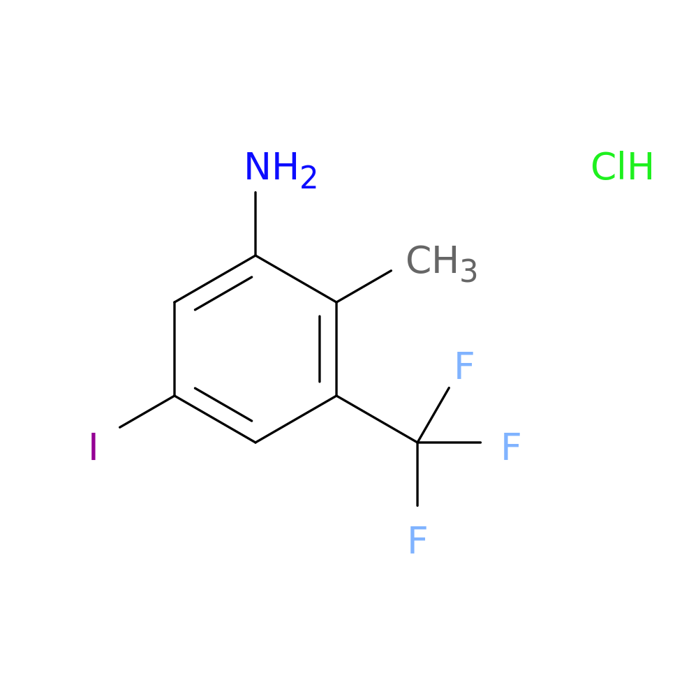 5-iodo-2-methyl-3-(trifluoromethyl)aniline hydrochloride