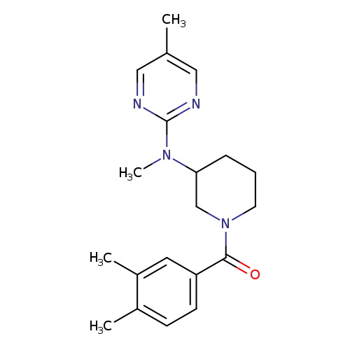 N-[1-(3,4-dimethylbenzoyl)piperidin-3-yl]-N,5-dimethylpyrimidin-2-amine