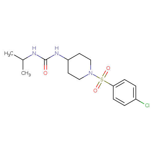 1-[1-(4-chlorobenzenesulfonyl)piperidin-4-yl]-3-(propan-2-yl)urea