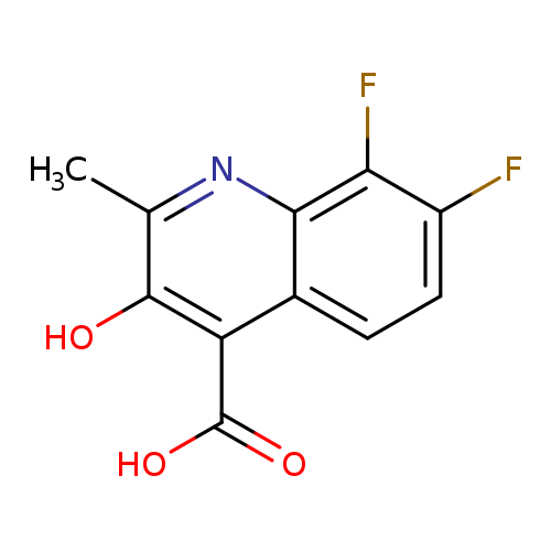 7,8-Difluoro-3-hydroxy-2-methylquinoline-4-carboxylic acid