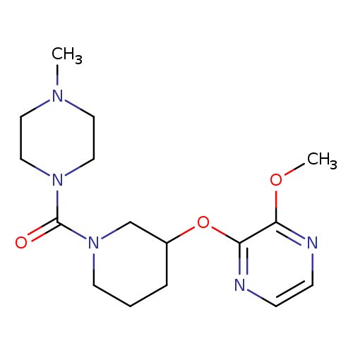 2-methoxy-3-{[1-(4-methylpiperazine-1-carbonyl)piperidin-3-yl]oxy}pyrazine