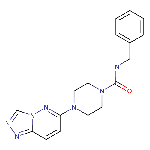 N-benzyl-4-{[1,2,4]triazolo[4,3-b]pyridazin-6-yl}piperazine-1-carboxamide