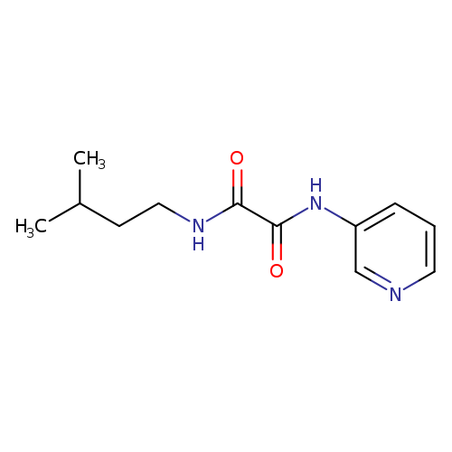 N-(3-methylbutyl)-N'-(pyridin-3-yl)ethanediamide
