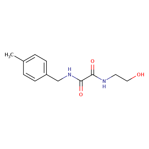 N-(2-hydroxyethyl)-N'-[(4-methylphenyl)methyl]ethanediamide
