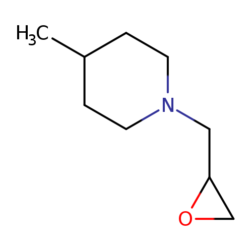 4-methyl-1-[(oxiran-2-yl)methyl]piperidine