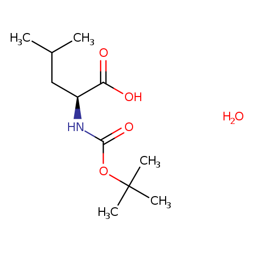 L-Leucine, N-[(1,1-dimethylethoxy)carbonyl]-, hydrate (1:1)