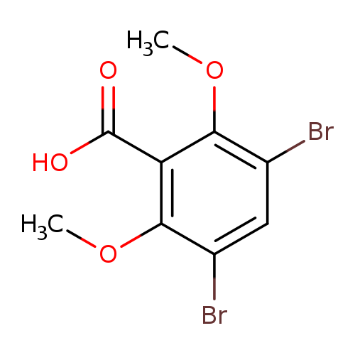 Benzoic acid, 3,5-dibromo-2,6-dimethoxy-