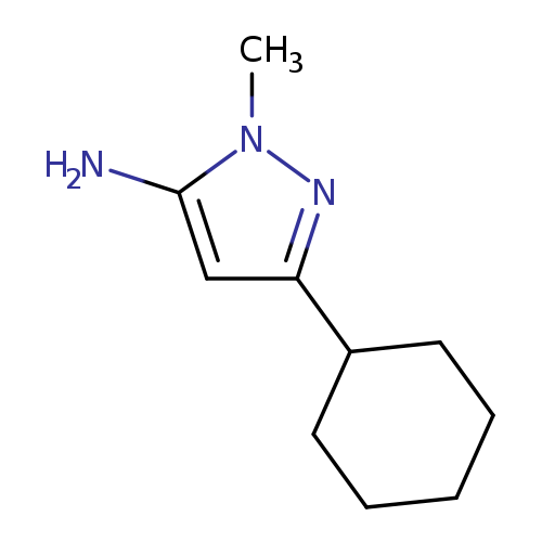 3-Cyclohexyl-1-methyl-1H-pyrazol-5-amine