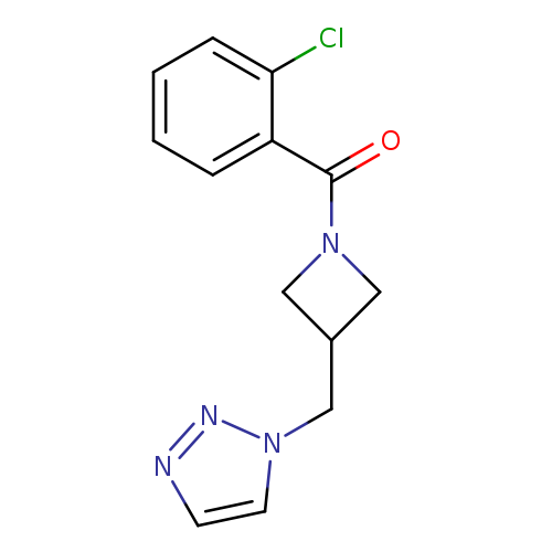 1-{[1-(2-chlorobenzoyl)azetidin-3-yl]methyl}-1H-1,2,3-triazole