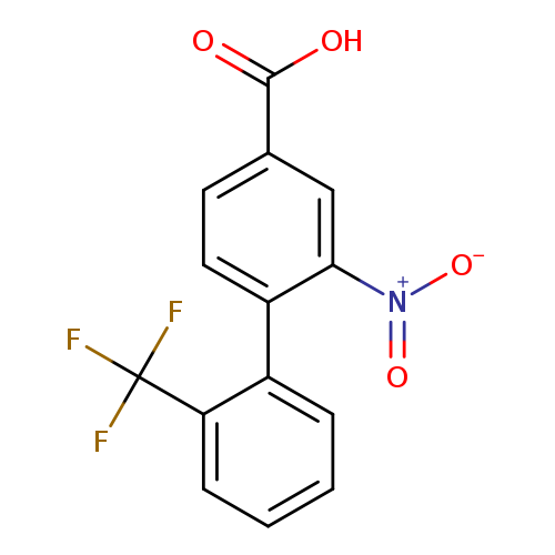 2-Nitro-2'-(trifluoromethyl)biphenyl-4-carboxylic acid