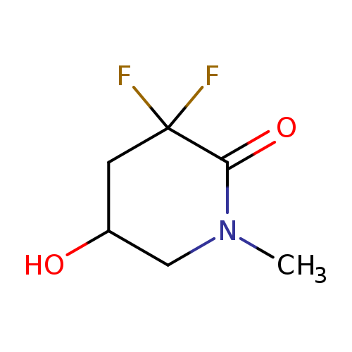 3,3-difluoro-5-hydroxy-1-methylpiperidin-2-one