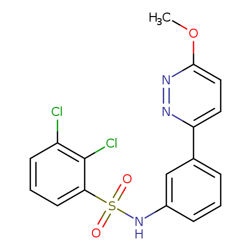 2,3-dichloro-N-[3-(6-methoxypyridazin-3-yl)phenyl]benzene-1-sulfonamide