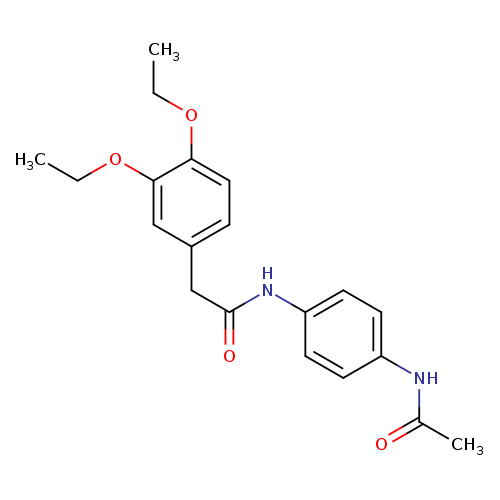 N-[4-(acetylamino)phenyl]-2-(3,4-diethoxyphenyl)acetamide