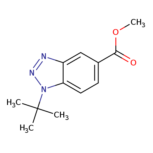 Methyl 1-tert-butyl-1,2,3-benzotriazole-5-carboxylate