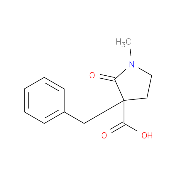 3-benzyl-1-methyl-2-oxopyrrolidine-3-carboxylic acid