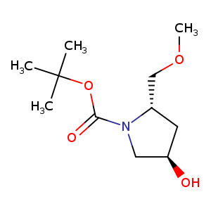 (2S,4R)-tert-butyl 4-hydroxy-2-(methoxymethyl)pyrrolidine-1-carboxylate