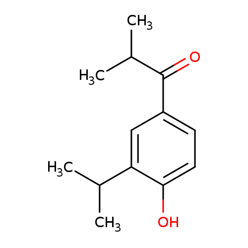 1-[4-Hydroxy-3-(propan-2-yl)phenyl]-2-methylpropan-1-one