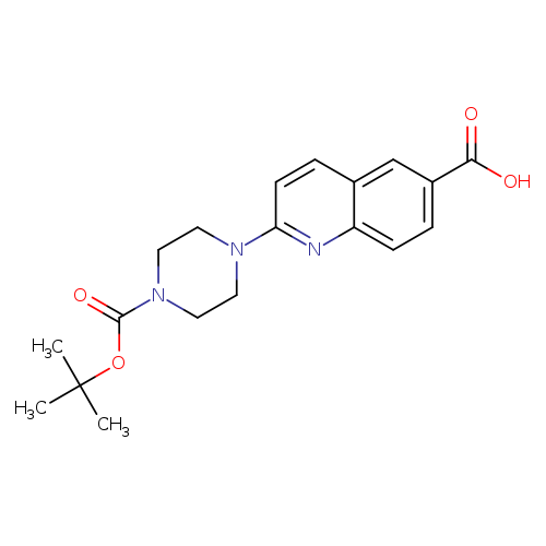 2-(4-(tert-butoxycarbonyl)piperazin-1-yl)quinoline-6-carboxylic acid