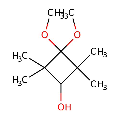 3,3-dimethoxy-2,2,4,4-tetramethylcyclobutan-1-ol