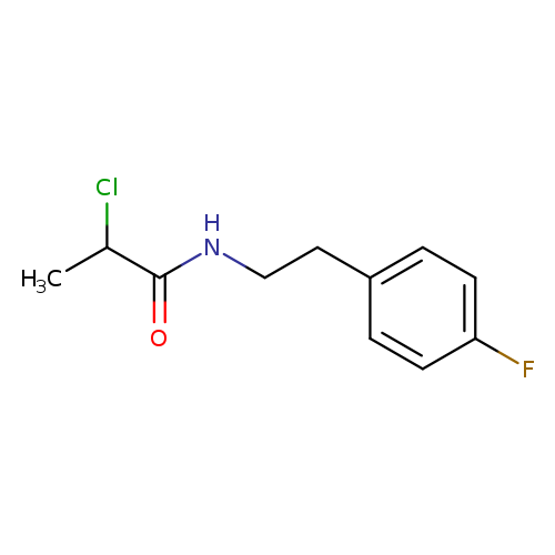 2-chloro-N-[2-(4-fluorophenyl)ethyl]propanamide