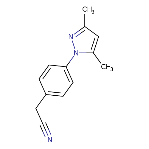 2-[4-(3,5-dimethyl-1H-pyrazol-1-yl)phenyl]acetonitrile