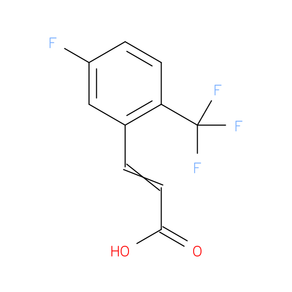 5-FLUORO-2-(TRIFLUOROMETHYL)CINNAMIC ACID