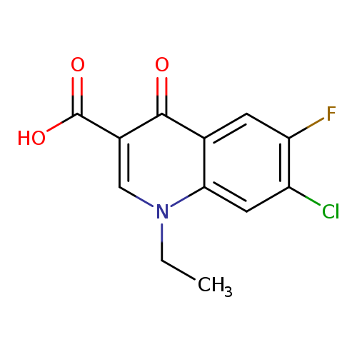 7-Chloro-1-ethyl-6-fluoro-4-oxo-1,4-dihydroquinoline-3-carboxylic acid