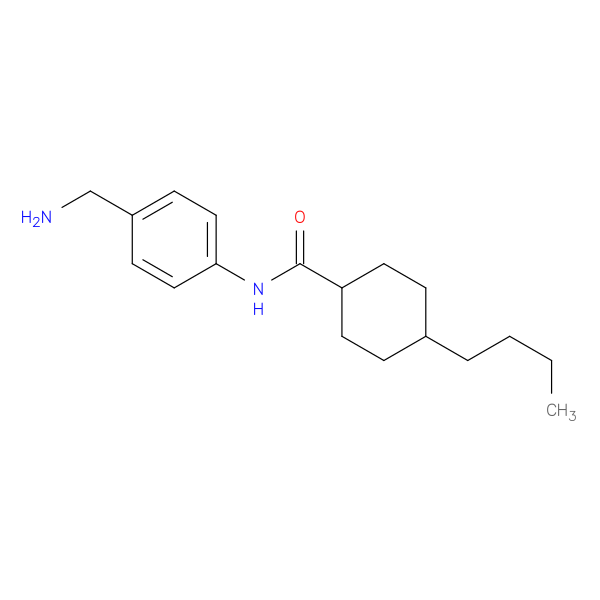 N-[4-(aminomethyl)phenyl]-4-butylcyclohexane-1-carboxamide
