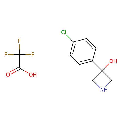 3-(4-chlorophenyl)azetidin-3-ol, trifluoroacetic acid