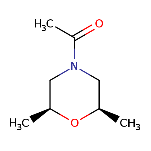 Morpholine, 4-acetyl-2,6-dimethyl-, cis- (9CI)
