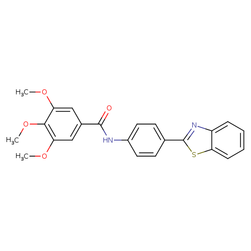 N-[4-(1,3-benzothiazol-2-yl)phenyl]-3,4,5-trimethoxybenzamide