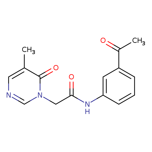 N-(3-acetylphenyl)-2-(5-methyl-6-oxo-1,6-dihydropyrimidin-1-yl)acetamide