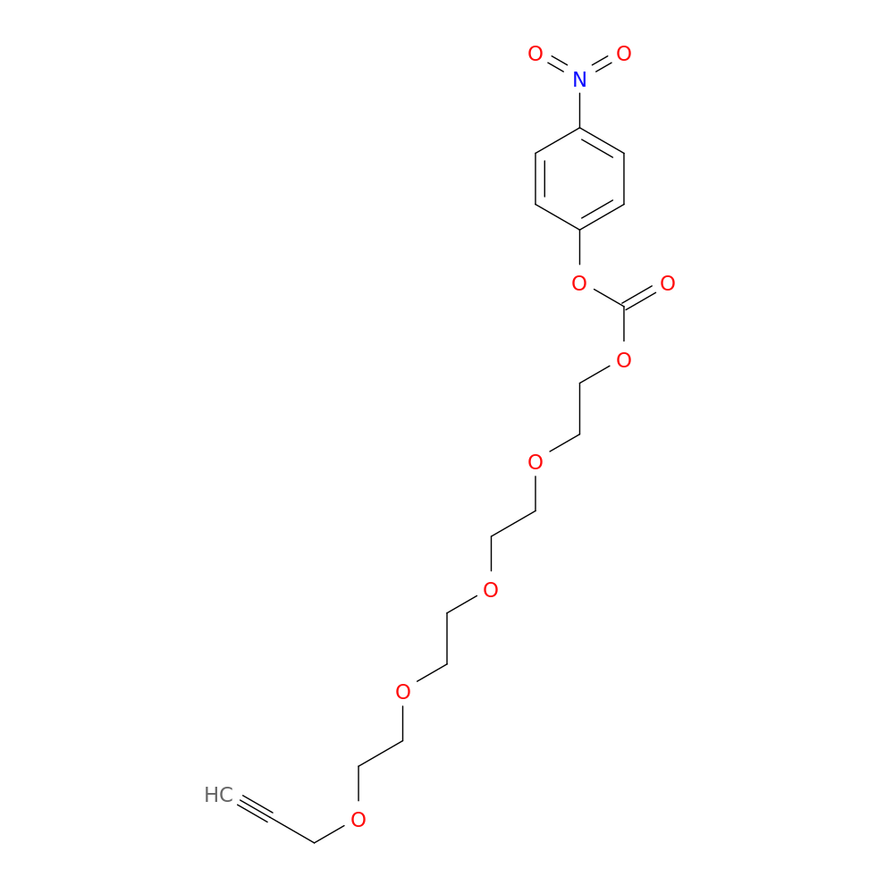 4-Nitrophenyl 3,6,9,12-tetraoxapentadec-14-ynyl carbonate