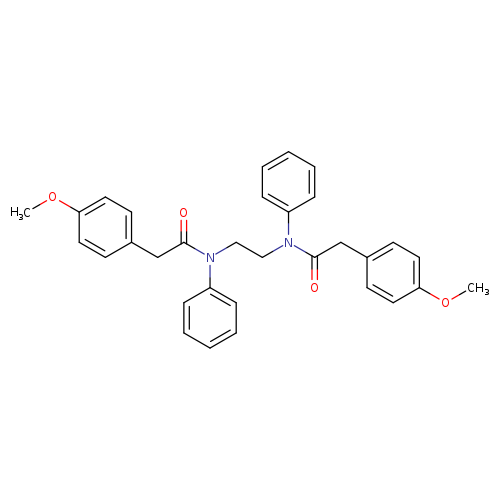 2-(4-methoxyphenyl)-N-(2-{[(4-methoxyphenyl)acetyl]anilino}ethyl)-N-phenylacetamide