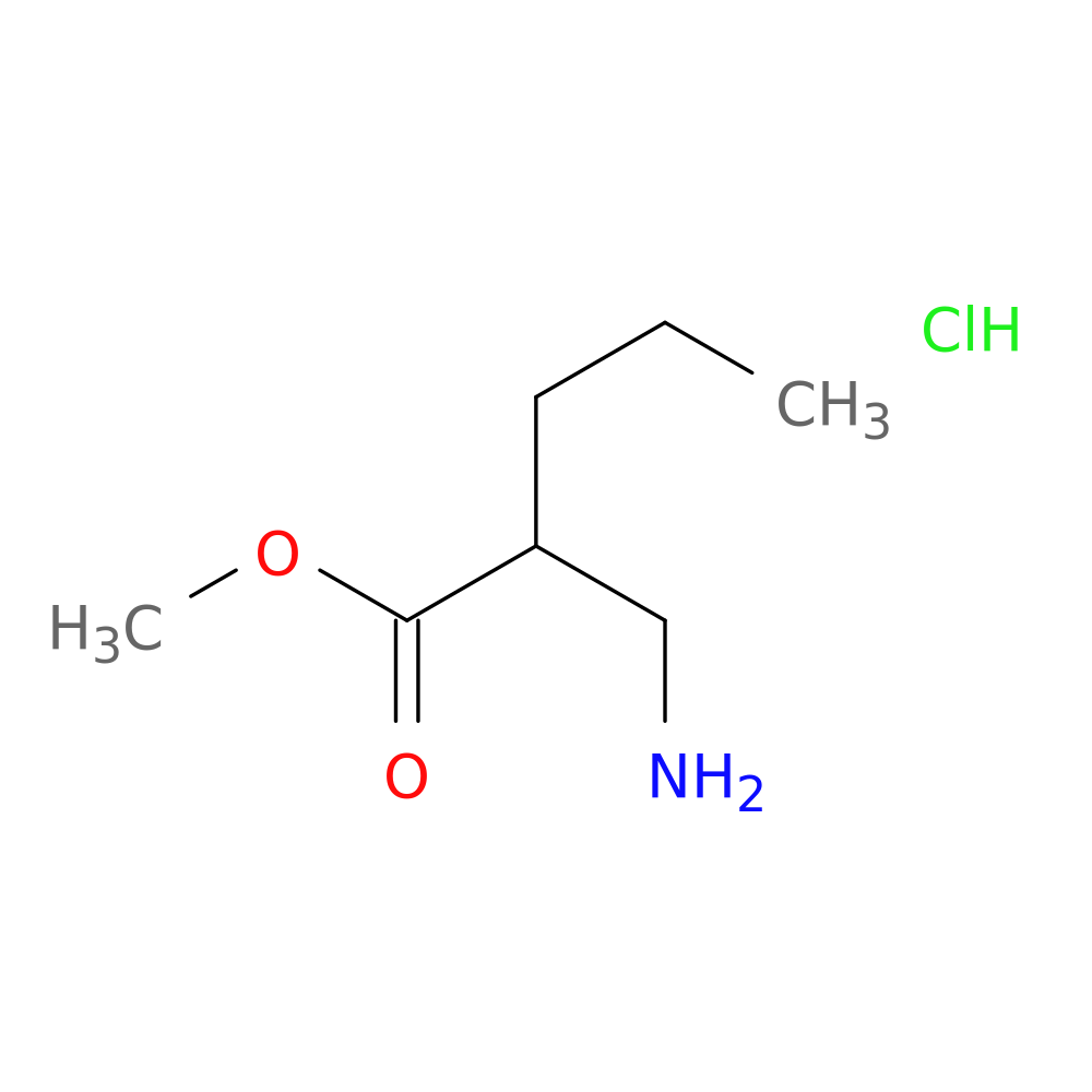 methyl 2-(aminomethyl)pentanoate hydrochloride