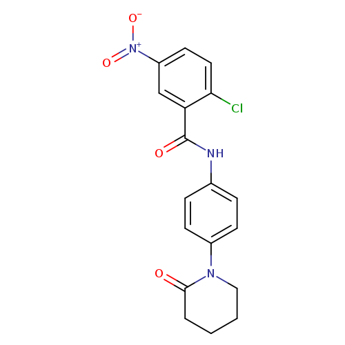 2-chloro-5-nitro-N-[4-(2-oxopiperidin-1-yl)phenyl]benzamide