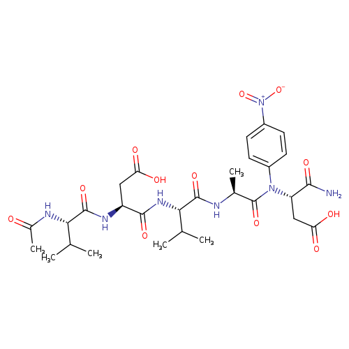 L-α-Asparagine, N-acetyl-L-valyl-L-α-aspartyl-L-valyl-L-alanyl-N-(4-nitrophenyl)-