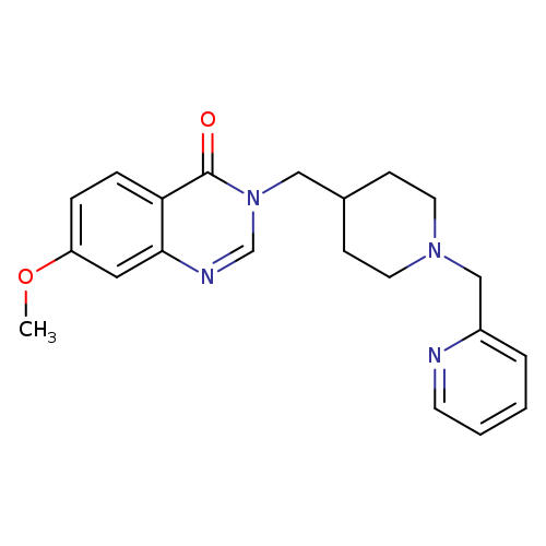 7-methoxy-3-({1-[(pyridin-2-yl)methyl]piperidin-4-yl}methyl)-3,4-dihydroquinazolin-4-one