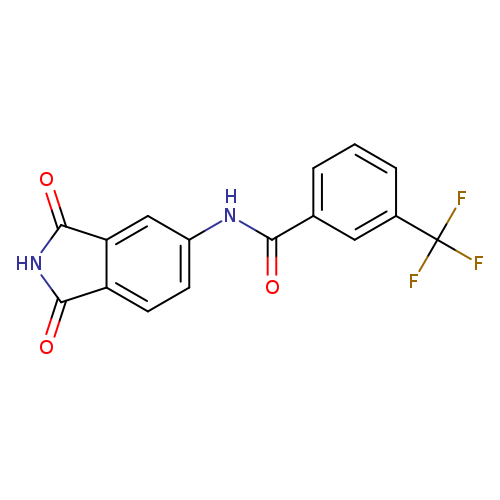N-(1,3-dioxo-2,3-dihydro-1H-isoindol-5-yl)-3-(trifluoromethyl)benzamide